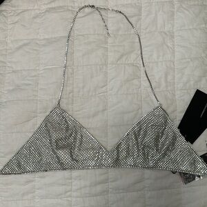 Lamarque Raeka rhinestone bralette NWT